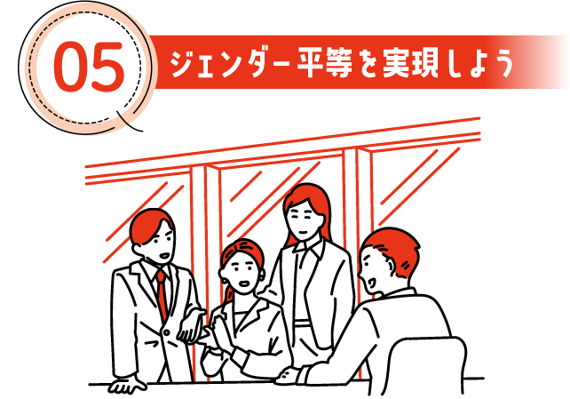 05 ジェンダー平等を実現しよう