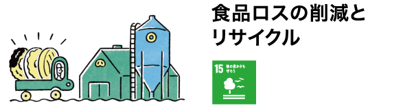 食品ロスの削減とリサイクル